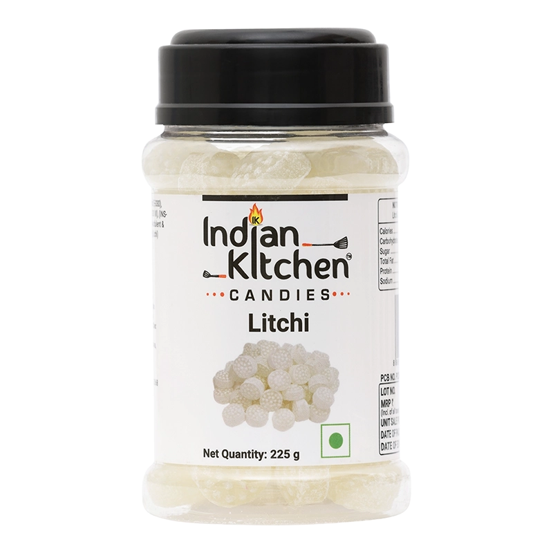Indian Kitchen Litchi Candy 225g - Indian Kitchen